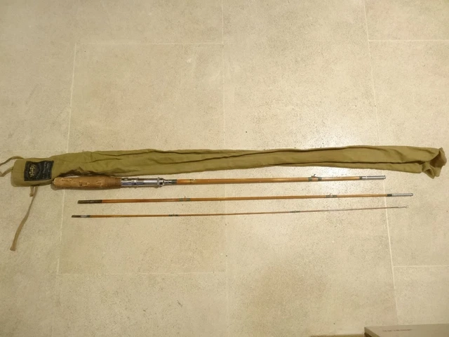 Canne à Mouche Bambou Refendu 6'6" (198cm) - Pezon & Michel - Soie 3/4