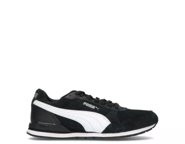SCARPE PUMA UOMO Sneakers Casual NERO Pelle naturale PU