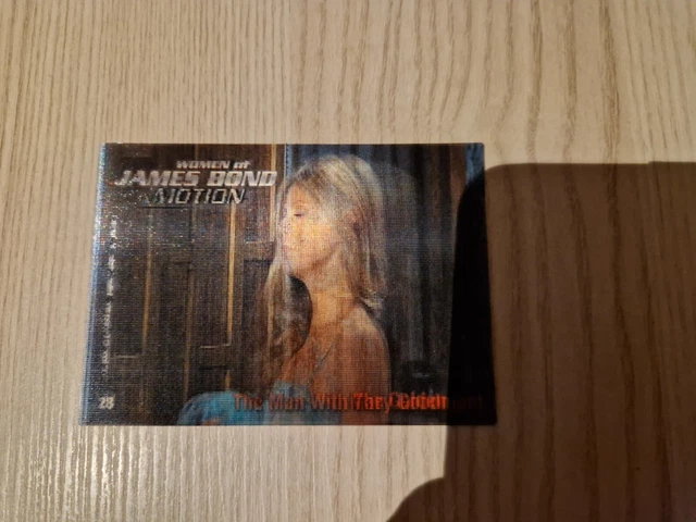 extrêmement rare carte holographique JAMES BOND 007