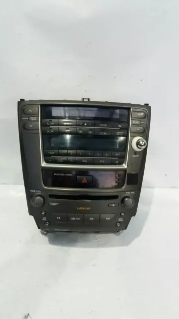 LEXUS IS SERIES Radio/CD/Stereo Head Unit 2005-2013 4 Door Saloon 8612053370