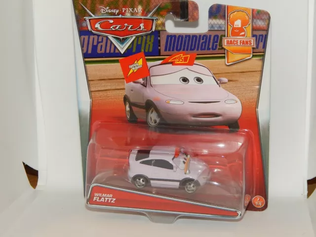 mattel disney pixar cars race fans 7/14 wilmar flattz