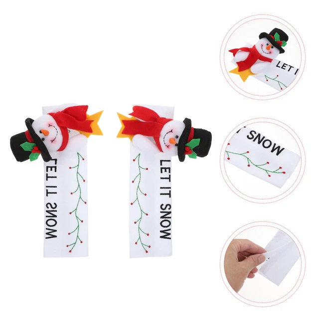2pcs Protecteur de four antidérapeulidants Gants Lave-vaisselle Bouton de porte