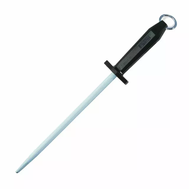 Dick Round Knife Sharpening Steel in Black with Round Blade - 30cm