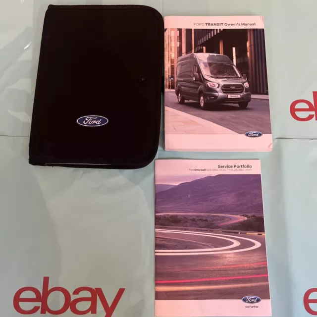 Genuine Ford Transit 2019-2023 Owners Manual Handbook Navi Sync Audio  Pack