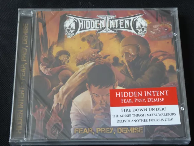 Hidden Intent - Fear, Prey, Demise (NEW CD 2018) ft Members of Obsidian Aspect