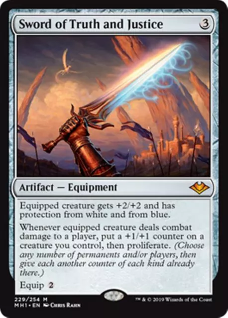 MTG - SWORD OF TRUTH AND JUSTICE - Modern Horizons (M)