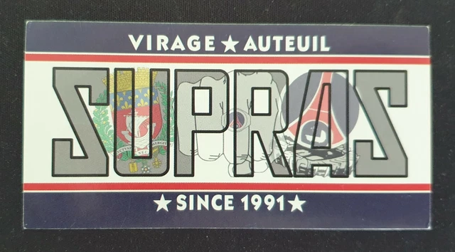 Stickers Ultras Autocollant PSG Paris Boulogne Supras Auteuil Boys