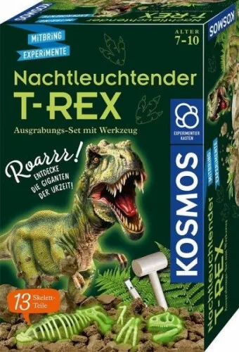 Kosmos Spiele|Nachtleuchtender T-REX (Experimentierkasten)|von 7 bis 10 Jahren