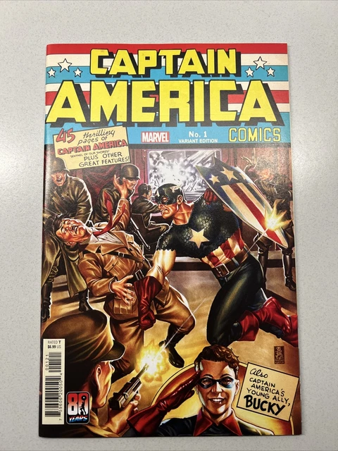 Captain America Anniversary Tribute #1 Marvel Comic Punching Hitler Cover