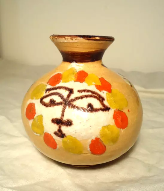 Giovanni DeSimone - Vase - Céramique - Visage - Poisson - Italy - Vintage - XXth