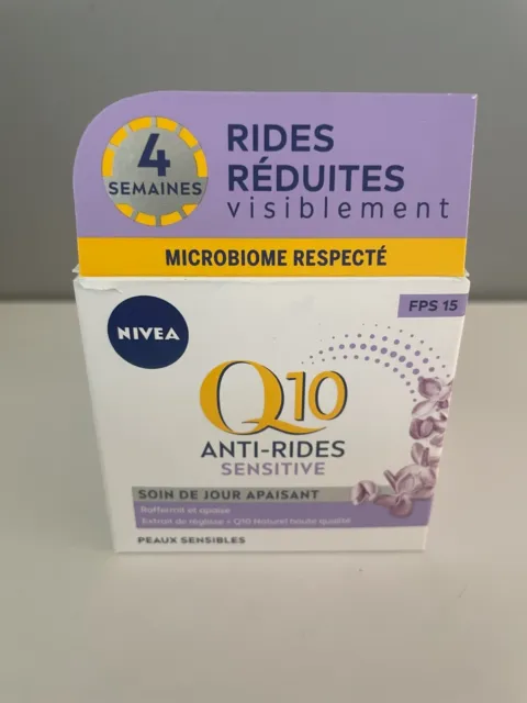 Nivea -  Q10 - Anti-Rides Sensitive - Creme De Jour Peaux Sensibles - 50 Ml