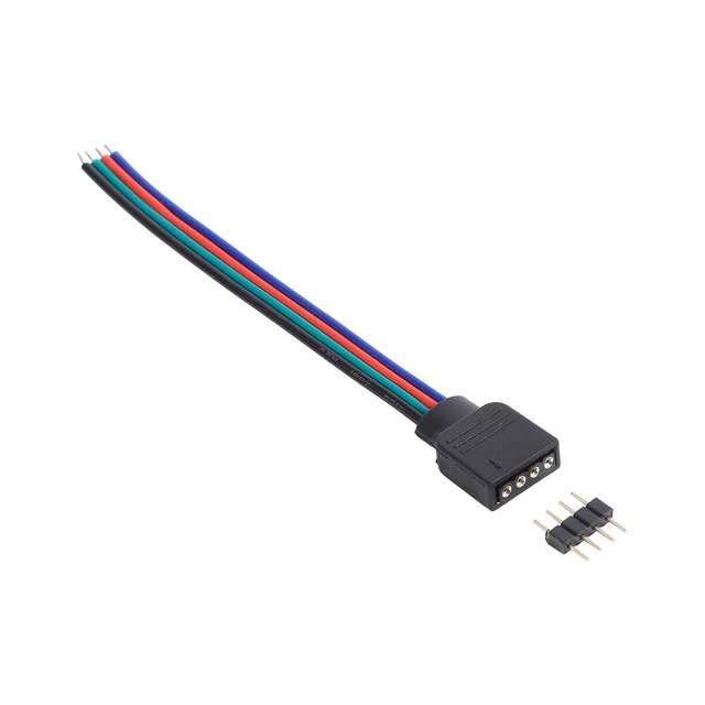 10 pz connettore 4 pin maschio e femmina cavo connettore terminale cavo LED