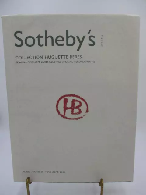 Large Sothebys Beres Japanese Prints Drawings Illustrated Books Auction Catalog