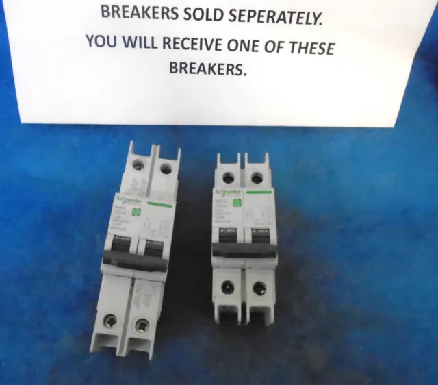 Schneider Electric Circuit Breaker M9F53208 6A 480Y/277V 2P Multi 9 C60 Bpr D Mi