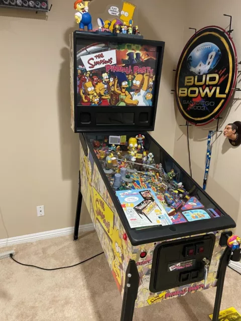 The Simpsons Pinball Party Machine by Stern - Fully Loaded and Immaculate!