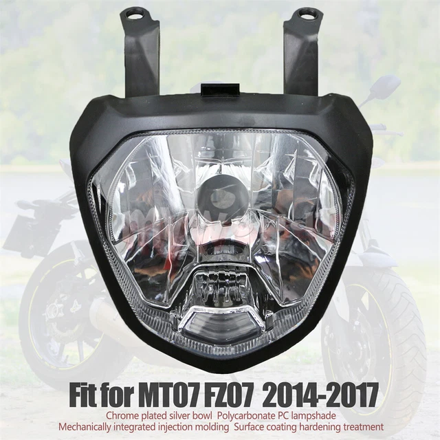 Phare Avant Droit Yamaha MT07 2016 - Pièce D'origine 1WS-C2 - Occasion, Patte Cassée