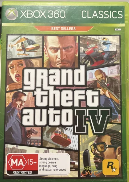 RARE! 2008 GRAND THEFT AUTO IV Niko Bellic PC Xbox PS3 Game = 2pg Promo  PRINT AD