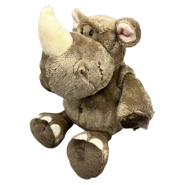 NICI 35844 – Plüsch-Stiftemäppchen Nashorn, 20x8x8 Cm, Kuscheliges Federmäppchen Für Kinder & Sammler