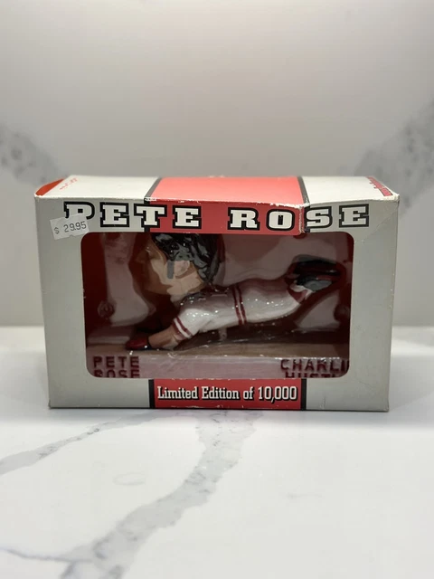 Pete Rose Bobblehead Limited Edition Charlie Hustle SEALED BOX *RARE* Pete Rose Bobblehead Limited Edition Charlie Hustle SEALED BOX *RARE*