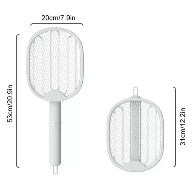 USB Electric Fly Zapper Bug Racket Mosquito Bat Wasp Insect Pest Swatter Killer 2