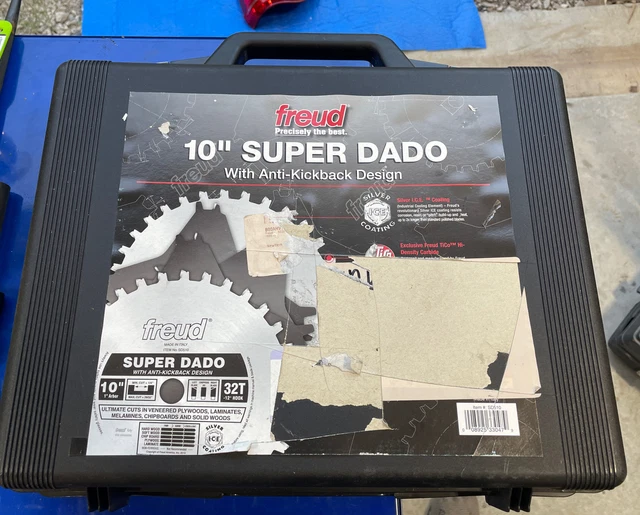 Freud SD510 10" Super Dado Set w/ Anti Kickback Design NEW