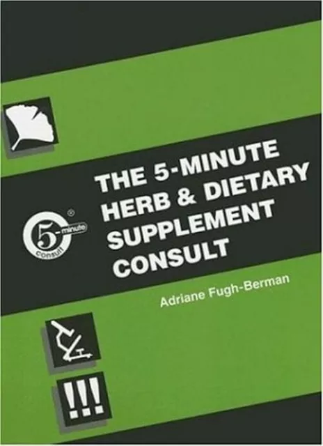 The 5-Minute Herb Y Suplemento Dietético Consult Tapa Dura