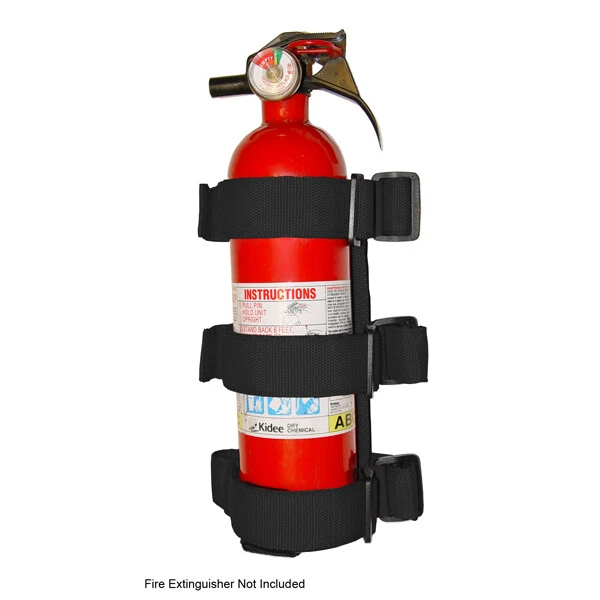 Rugged Ridge 13305.21 Sport Bar Fire Extinguisher Holder Black for CJ Wrangler