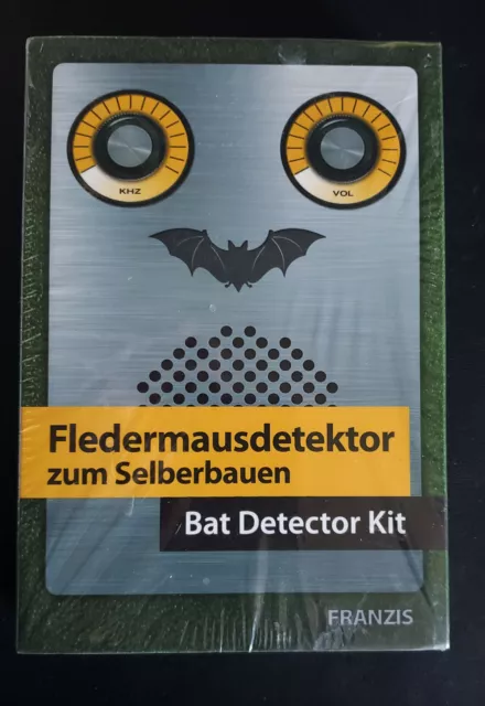 FRANZIS MAKE YOUR OWN BAT DETECTOR KIT & MANUAL By Franzis Verlag Gmbh BRAND NEW