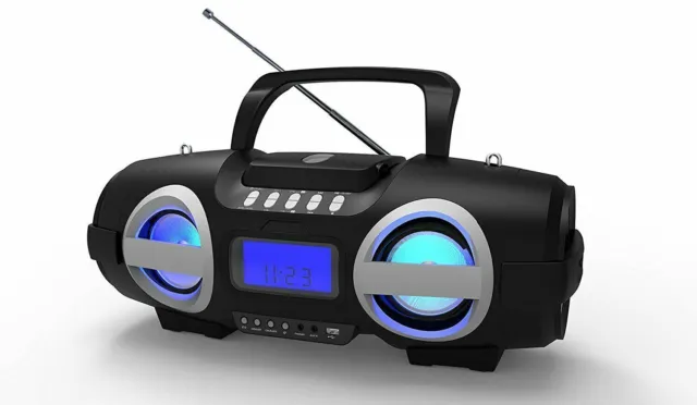MPMAN CSU-557 RC Boombox Bluetooth USB MP3 Aux-in Radio Speaker Lautsprecher