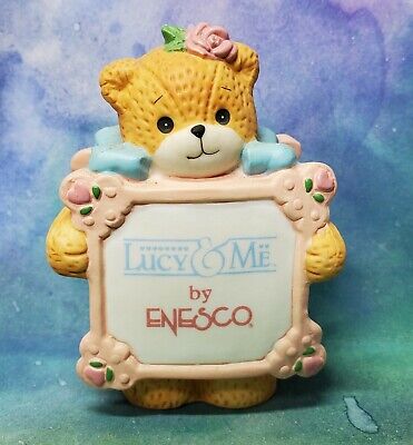 Enesco Lucy and Me Lucy Rigg Bear bear as sign figurine