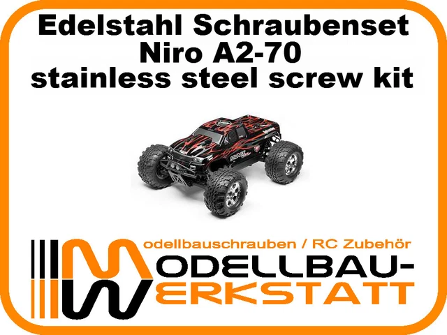 XXL Schrauben-Set Hochfest Für Tamiya TT-02 & TT-02D - 115 Teile Inkl. Innensechskant
