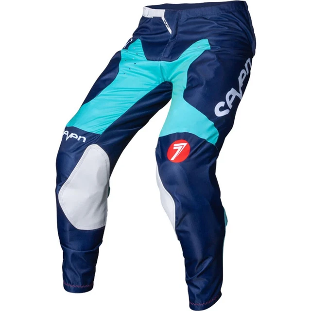 SEVEN Annex Bortz Motocross Pants Aqua Navy Enduro Crosshose Quad ATV MX