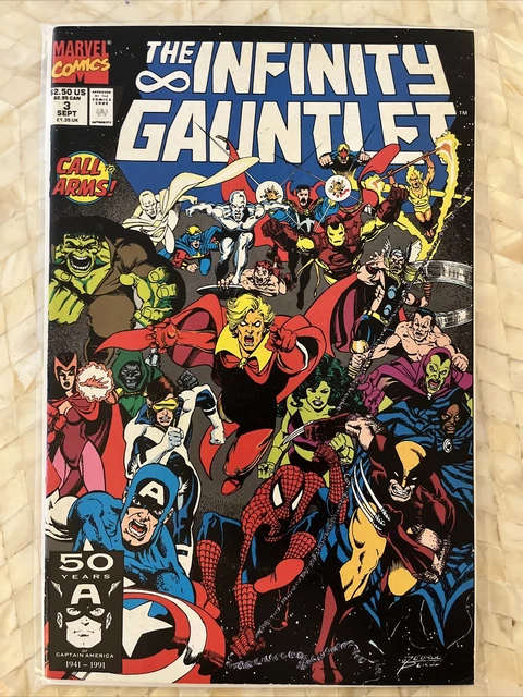 GUANTO INFINITO #3 (1991, Marvel) George Perez Adam Warlock Thanos EUR ...
