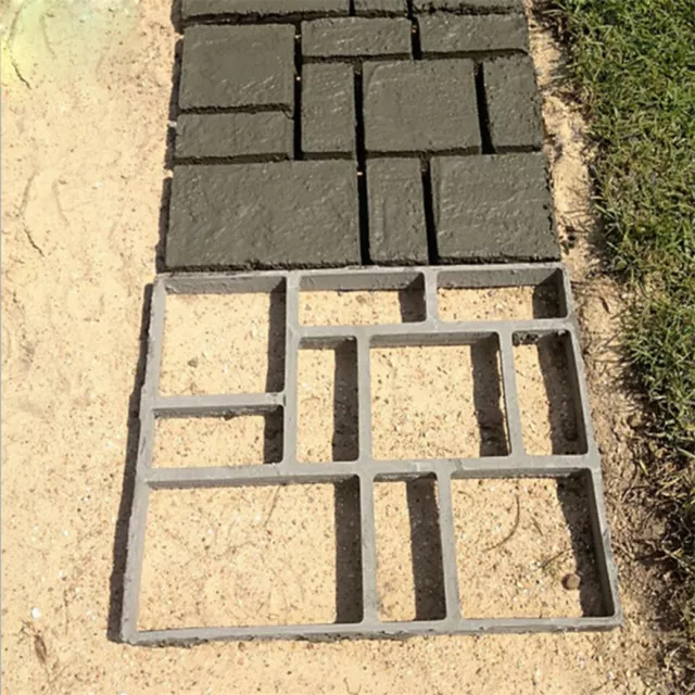 DIY Paving Pavement Mold Driveway Paving Brick Pathmate Concrete Stepping Stone