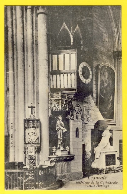 CPA Not Common 60 - BEAUVAIS (Oise) CATHEDRAL INTERIOR Old CLOCK