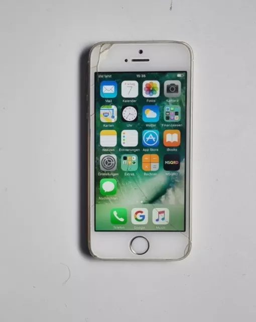 Apple iPhone 5s - 16GB - Gold (Ohne Simlock) A1457 (GSM) mit Apple ID !!!!!