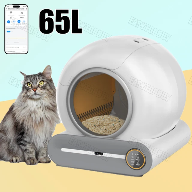 Selbstreinigende Katzentoilette Von Gerbala – Automatisch, Geruchsneutral & Smart Per App Steuerbar