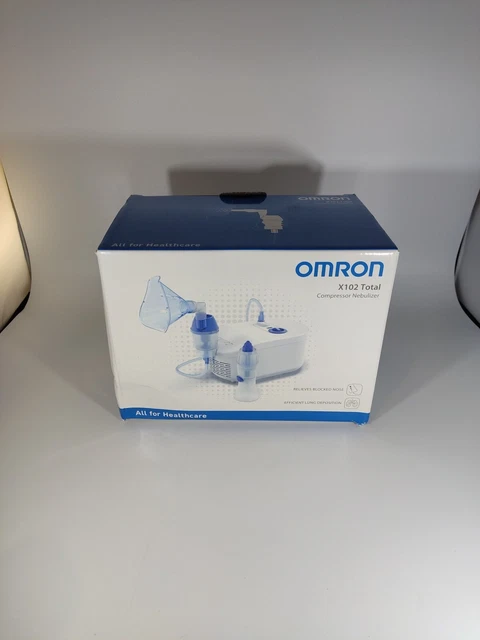 Omron X102 Total 2 en 1 nebulizador con ducha nasal