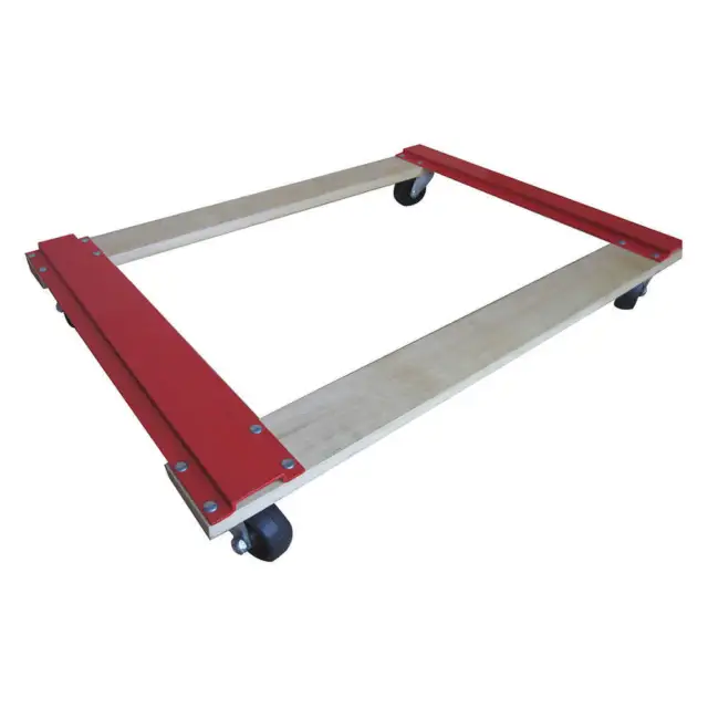 GRAINGER APPROVED 9GKA3 Movers Dolly,1000lb,36x24x4-3/8 In.