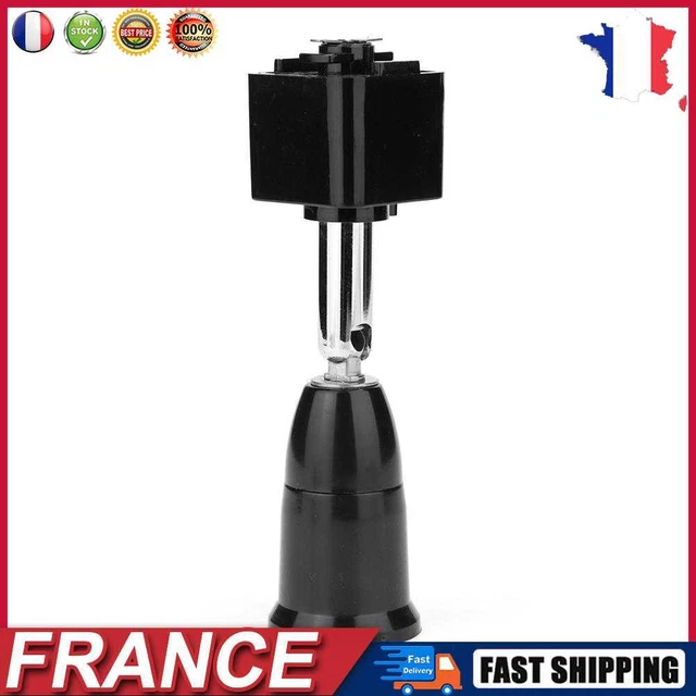 E27 Track Light Clothes Shoes Shop Rail COB LED Ceiling Spotlight (Black) fr