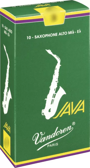 Anche de saxophone Alto Mib/Eb Vandoren JAVA - boite de 10 anches