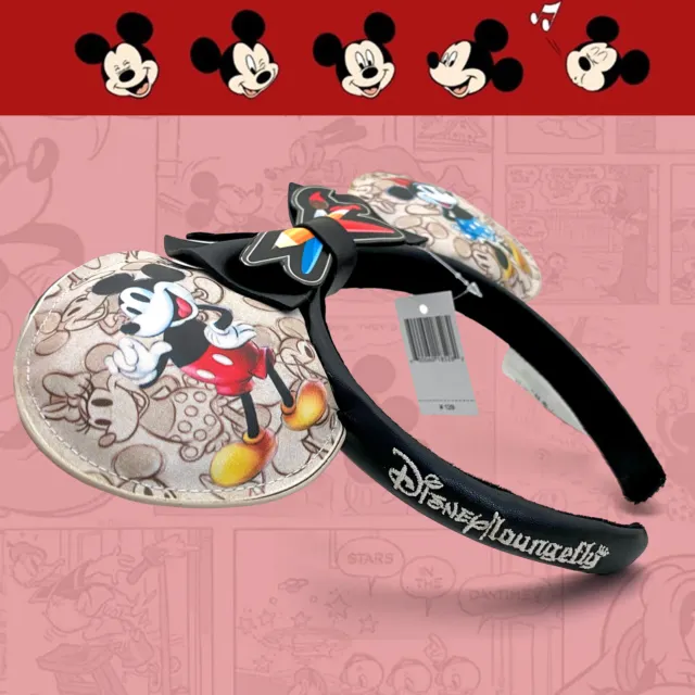 Headband Disney`Parks Loungefly Holiday Princess Mickey and Minnie Ears gift