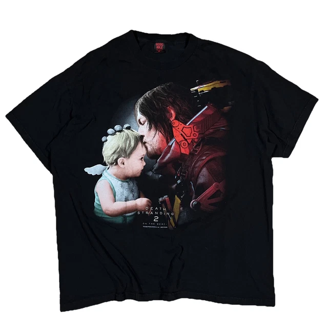 geeks rule DEATH STRANDING Tシャツ XXL DEATH STRANDING 2 T-Shirt XXL Geeks Rule Collab Sam & Lou Kojima