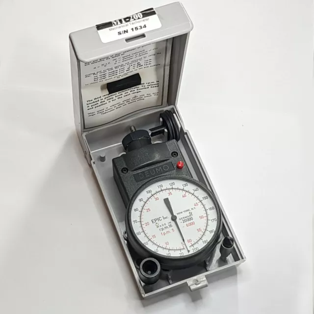 JAQUET MECHANICAL HAND Tachometer 628 $120.00 - PicClick