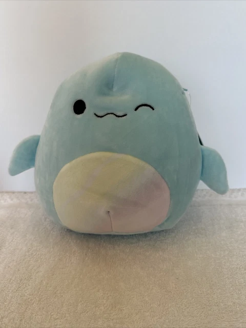NEW! SQUISHMALLOWS BASMINA the Beluga Whale Plush Toy, 7.5" Tall, Five