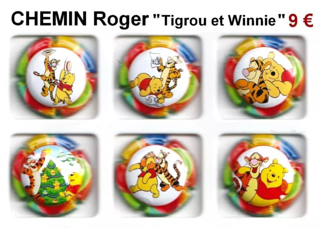 CAPSULES DE CHAMPAGNE CHEMIN Roger "Tigrou et Winnie"
