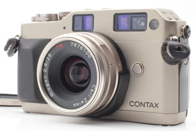 [Near Mint] Contax G1 Silver Film Camera Biogon 28mm F/2.8 Lens JAPAN #1288