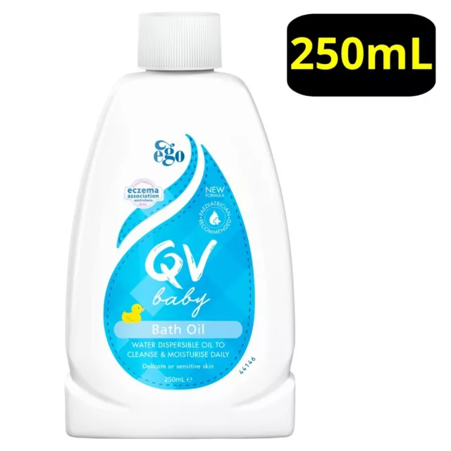 QV Baby Bath Oil 250mL Water Dispersible Delicate Sensitive Skin Eczema Ego