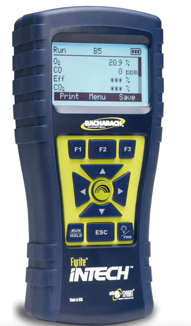 Bacharach 0024-8512 - Fyrite InTech Portable Combustion Analyzer w/Printer