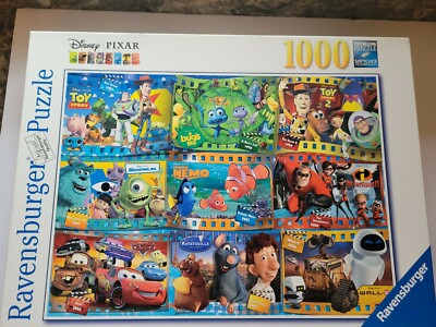 RAVENSBURGER DISNEY PIXAR MOVIES Jigsaw Puzzle 1000 Pieces Open Box £17 ...
